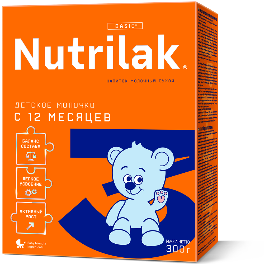 Детский молочный напиток Nutrilak 3