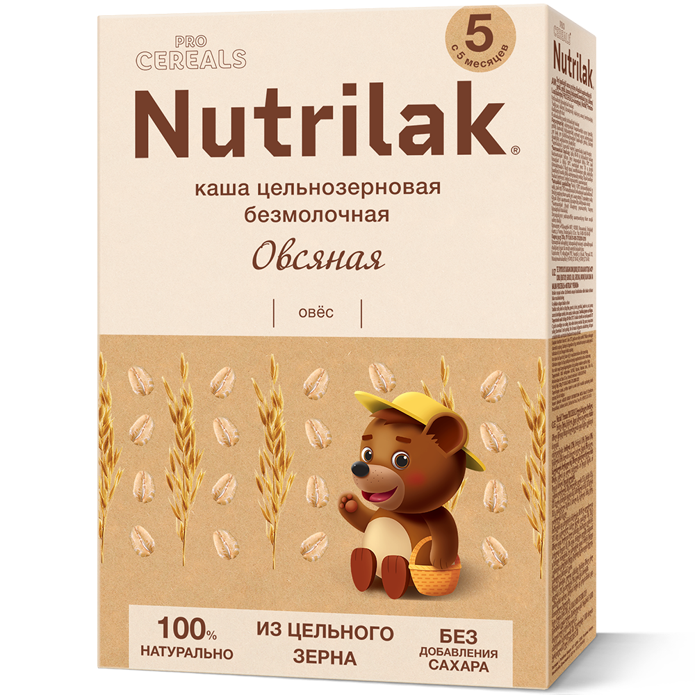 Каша Nutrilak безмолочная овсяная: где купить, состав, инструкция, описание  | Nutrilak