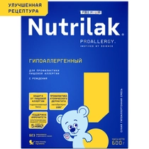 Nutrilak Premium гипоаллергенная смесь Сухая 600г