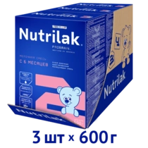 Детская молочная смесь Nutrilak Premium 2, 1800г