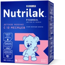 Детский сухой молочный напиток Nutrilak Premium 3