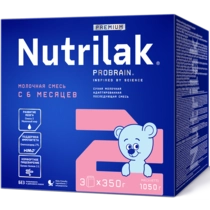 Детская молочная смесь Nutrilak Premium 2, 1050г