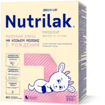 Детская молочная смесь Nutrilak Premium 1 на козьем молоке, 350г