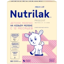 Детский молочный напиток Nutrilak Premium 3 на козьем молоке, 350г