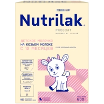 Детский молочный напиток Nutrilak Premium 3 на козьем молоке, 600г