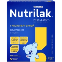 Детская гипоаллергенная смесь Nutrilak Premium Гипоаллергенная, 350г