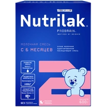 Детская молочная смесь Nutrilak Premium 2, 1800г