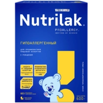 Детская гипоаллергенная смесь Nutrilak Premium Гипоаллергенная, 600г