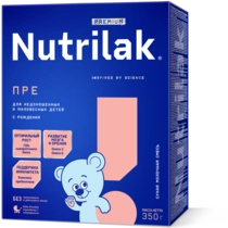 Детская молочная смесь Nutrilak Premium Пре, 350г