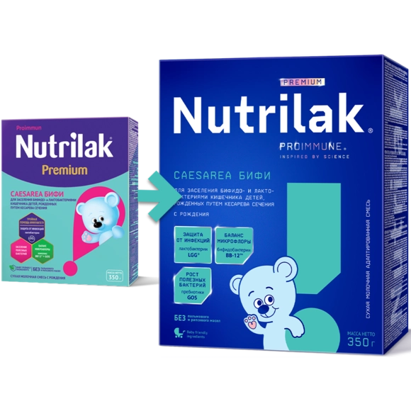 Молочная смесь для  ребенка Nutrilak Premium Caesarea БИФИ Image #3