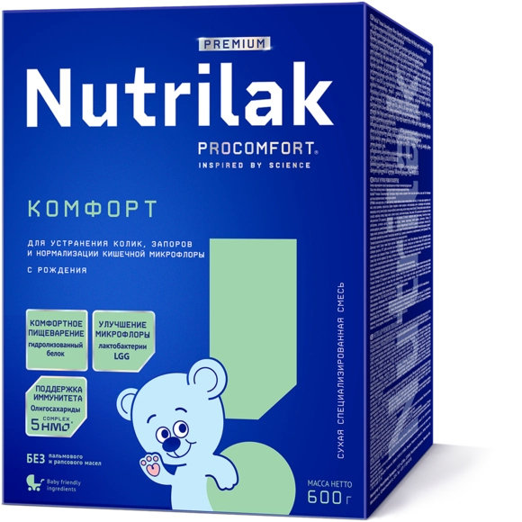 Nutrilak Premium Комфорт 600г 