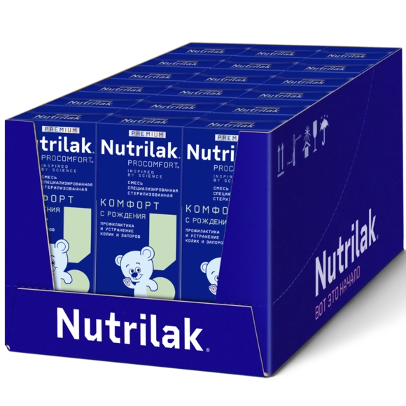 Nutrilak Premium ProComfort КОМФОРТ, 18 штук