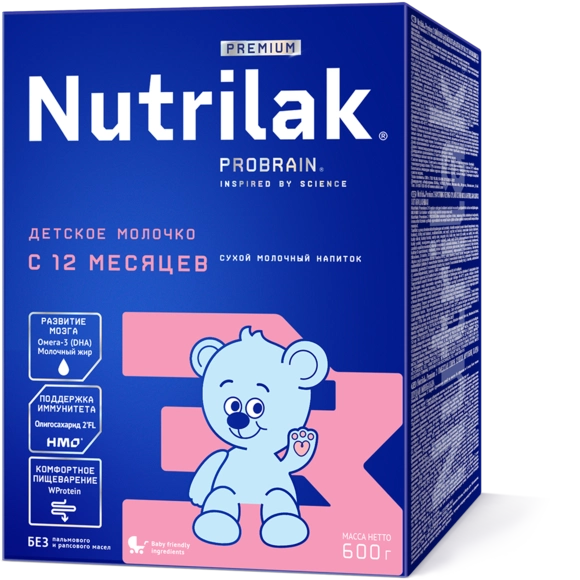 Детский молочный напиток Nutrilak Premium 3, 1800г