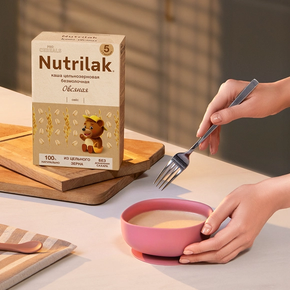Детская каша Nutrilak безмолочная овсяная
