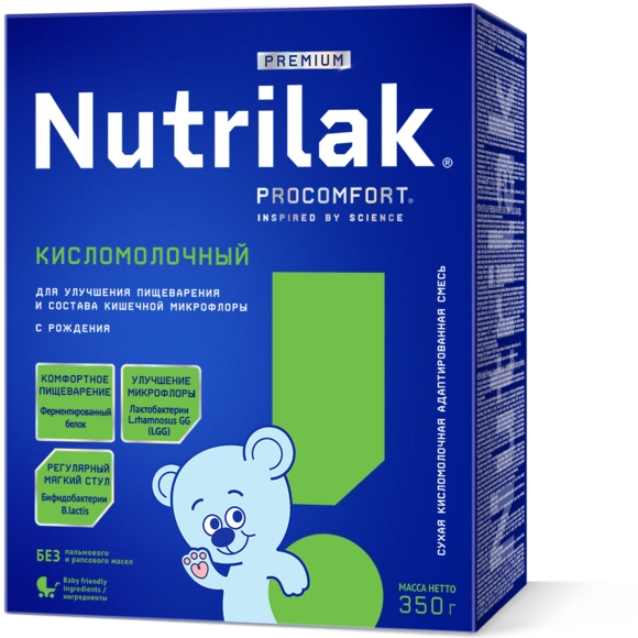 Детская кисломолочная смесь Nutrilak Premium Кисломолочный, 350г