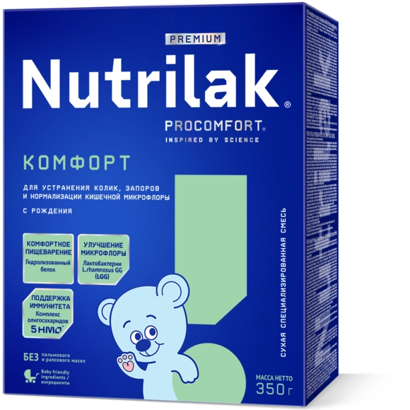 Детская молочная смесь Nutrilak Premium Комфорт, 350г