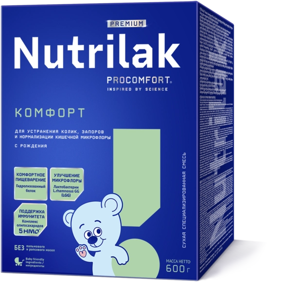 Детская молочная смесь Nutrilak Premium Комфорт, 1800г