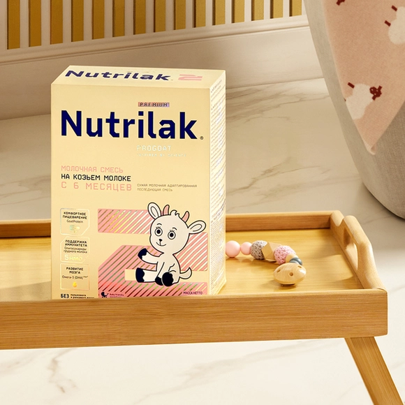 Детская молочная смесь Nutrilak Premium 2 на козьем молоке, 1800г