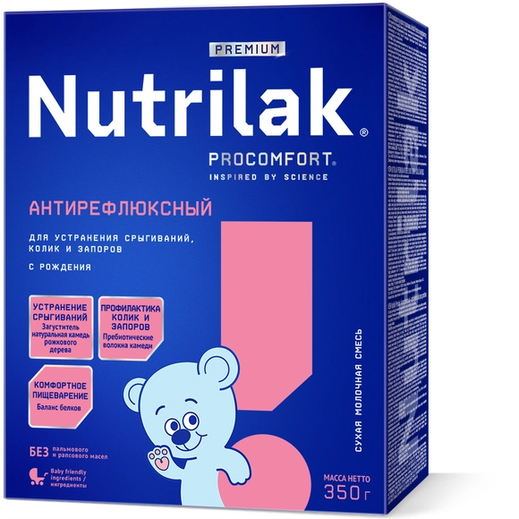 Детская молочная смесь Nutrilak Premium Антирефлюксный, 350г