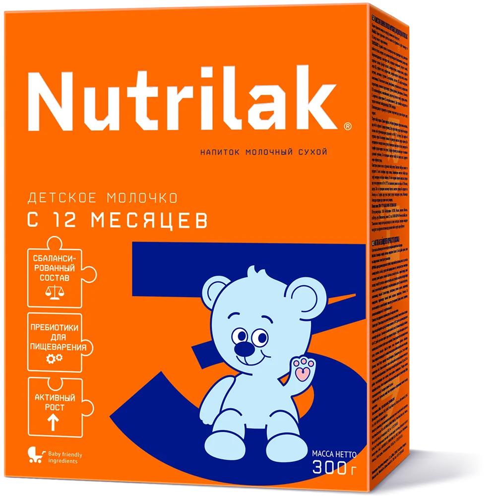 Детский молочный напиток Nutrilak 3