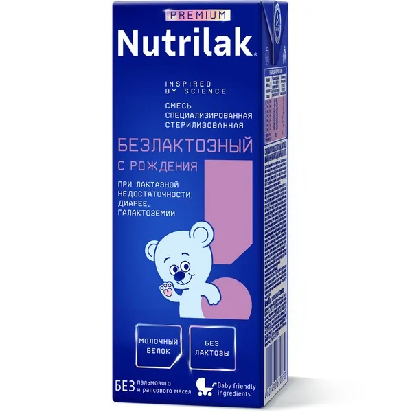 Nutrilak Premium Безлактозный, готовая смесь